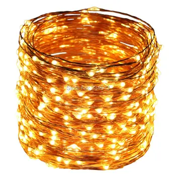 

50M 500LEDs Copper Wire LED String Light Christmas Holiday Wedding Decoration with Power adapter DC12V 2A Fairy String Light