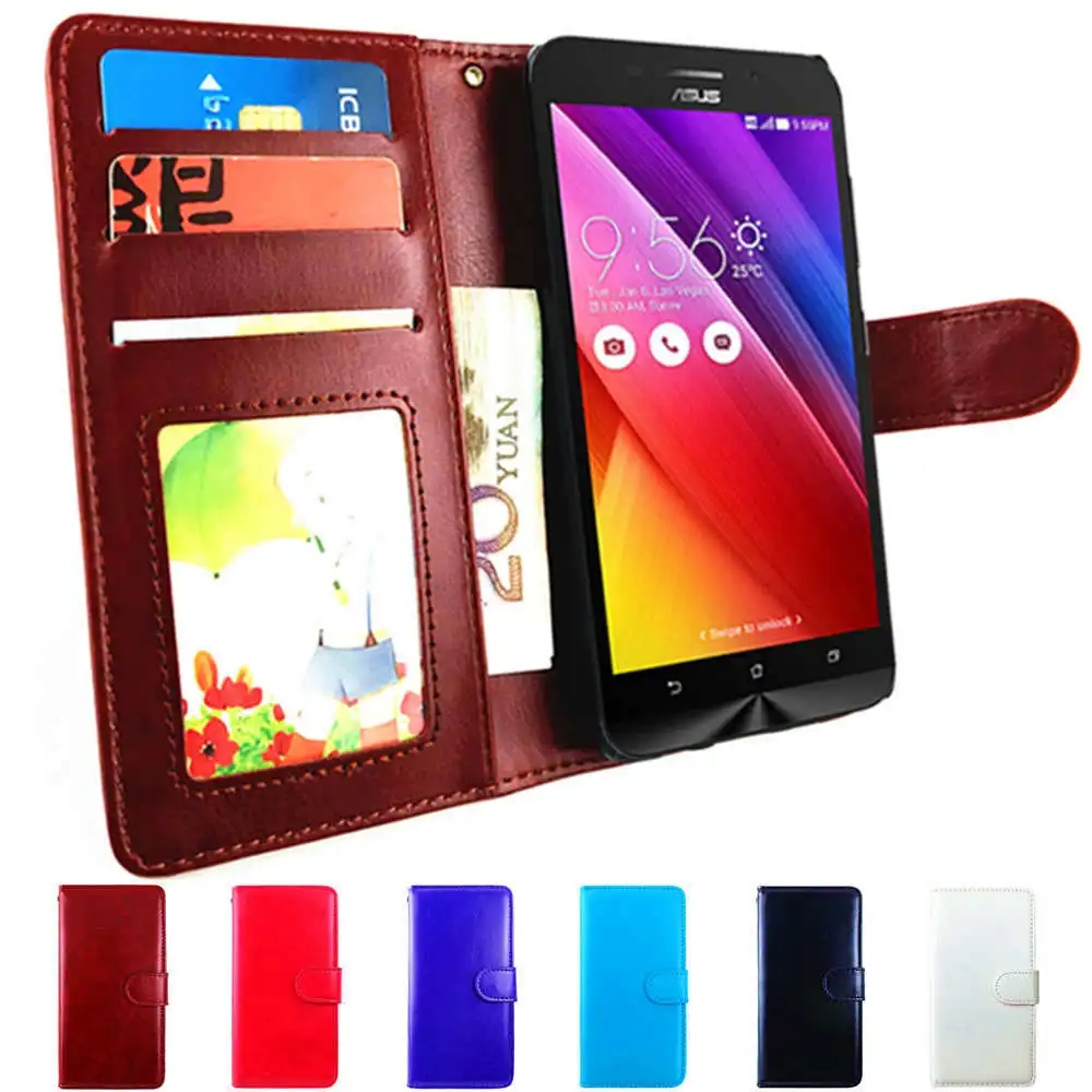 Флип чехол Z00VD для телефона ASUS Zenfone Go ZC500TG 5 0 кожаный бумажник Live G500TG Обложка ZC 500TG