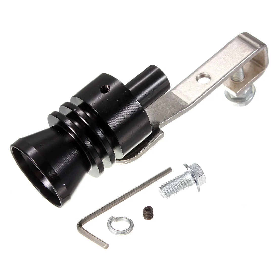 Car Vehicle Motorbike Aluminum Exhaust Fake Turbo Whistle Pipe Sound Muffler Blow Off Valve S/M/L/XL Universal