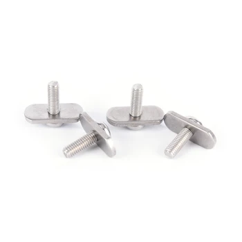 

Kayak Canoe Boat Screws+Track Nuts Stainless Steel Rail/Track Hardware Gear Mounting Replacement Kit Kayak Accessories 4sets