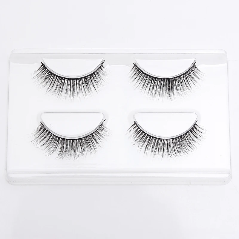 LEHUAMAO 2 Pairs 3D Mink Lashes Natural Long False Eyelashes Dramatic Volume Fake Lashes Makeup Eyelash Extension Silk Eyelashes LEHUAMAO 2 Pairs 3D Mink Lashes Natural Long False Eyelashes Dramatic Volume Fake Lashes Makeup Eyelash Extension Silk Eyelashes
