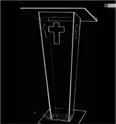 Бесплатная доставка логотип на заказ акриловая pulpit Современная и стильная 2019 акриловая церковная кафедра
