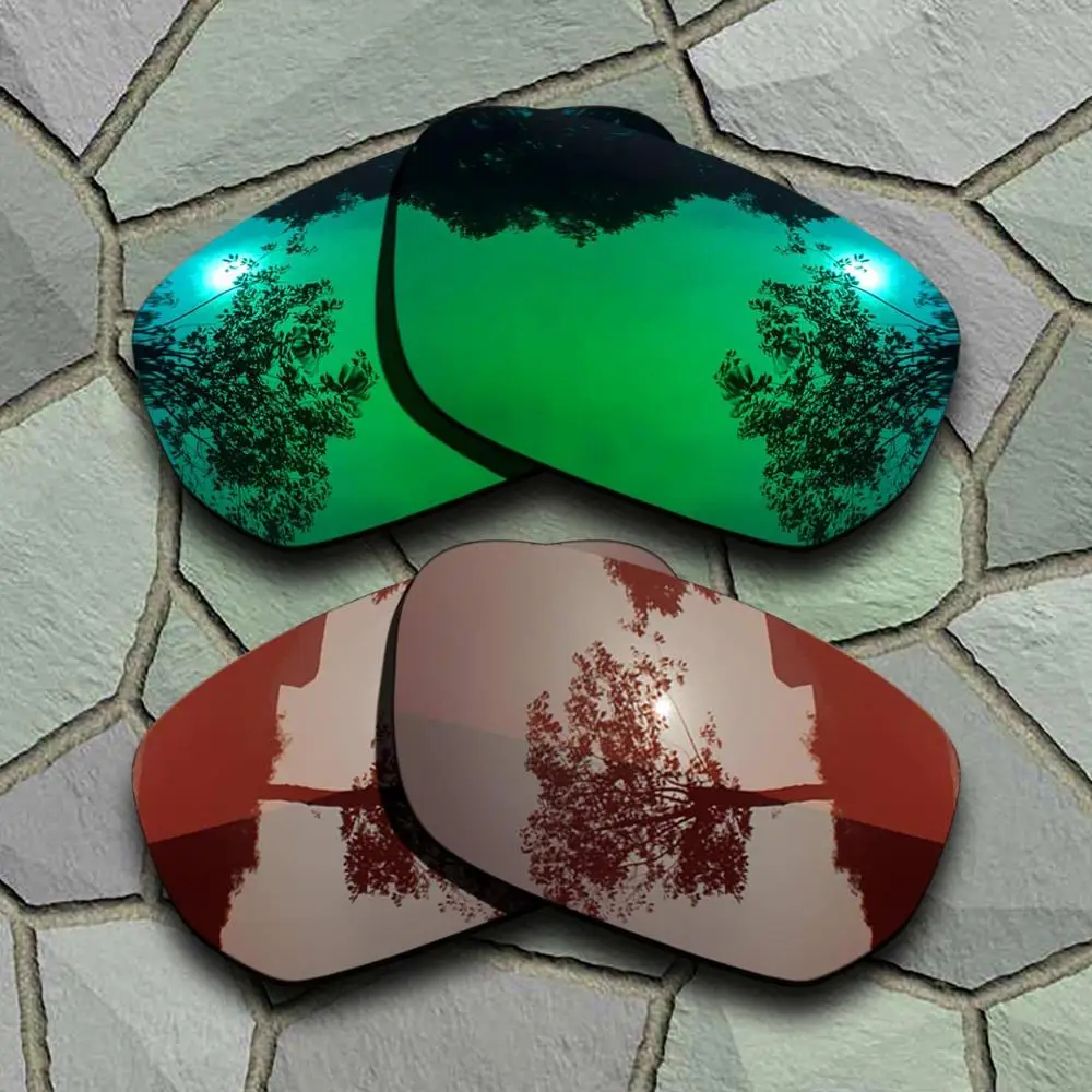 Green -Bronze Brown Jade зеленый и бронзовый, коричневый солнцезащитные очки поляризованные Сменные линзы для переключатель стиля - Цвет линз: Green -Bronze Brown