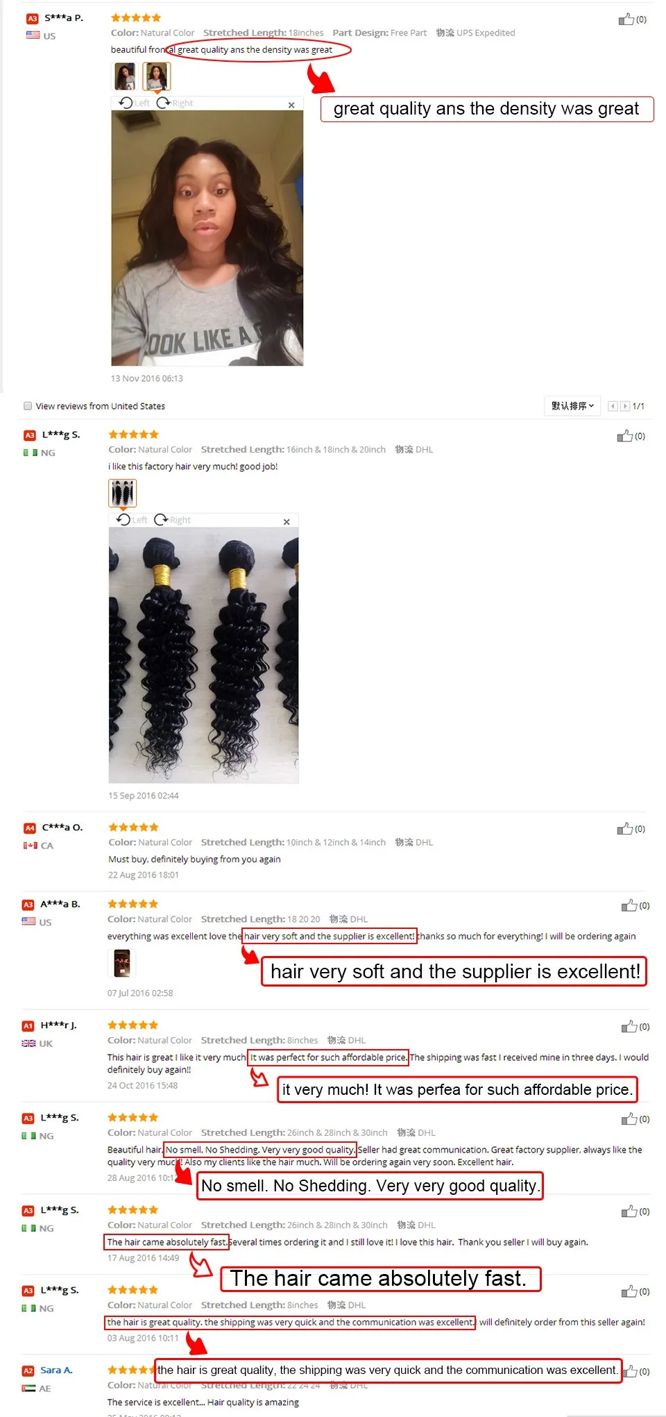 charming human hair good feedback (5)