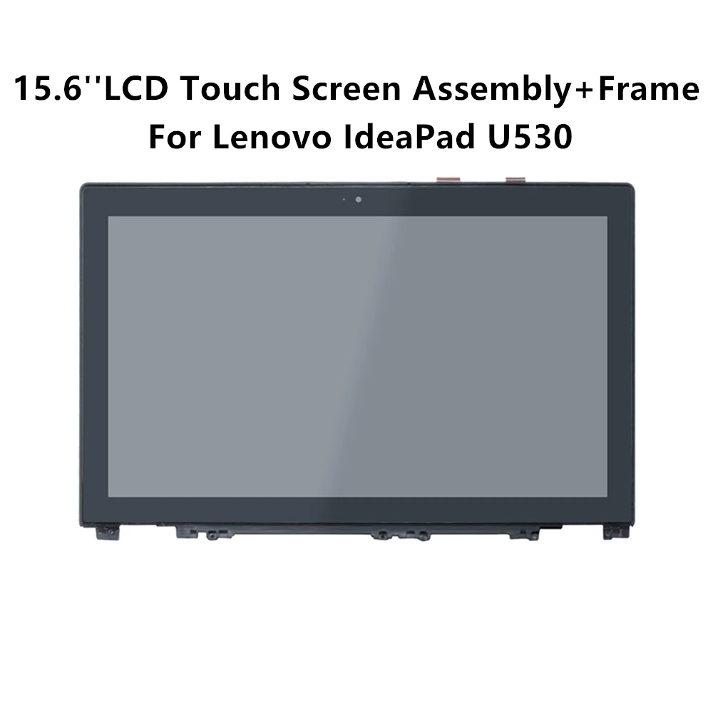 FTDLCD 15 6 'ɿHD LCD сенсорный экран в сборе дигитайзер с рамкой для Lenovo IdeaPad U530 20289