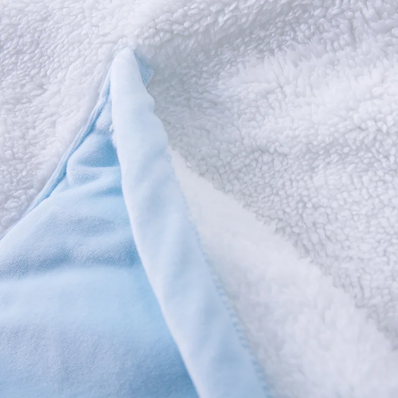 Утепленные удобные Одеяло зима Утепленная одежда ребенка подарок на день рождения 1 шт. новорожденного сна Анти-kick пеленать прекрасный