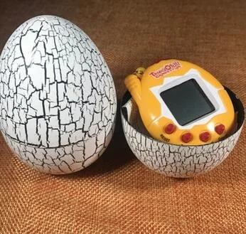 Динозавр яйцо Виртуальная кибер цифровая игрушка для домашних животных дропшиппинг - Цвет: White