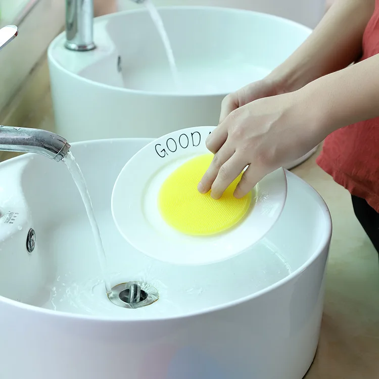 

Multifunction Silicone Cleaning Brush, Kitchen Utensils Dishes Tableware Cooking Utensils Cleaning Washing Tools