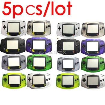 

5pcs/lot Cartoon Pocket Elf Limited Lens Case Shell Cover Fit GameboyAdvance Game Console Black Buttons Case Color Advance