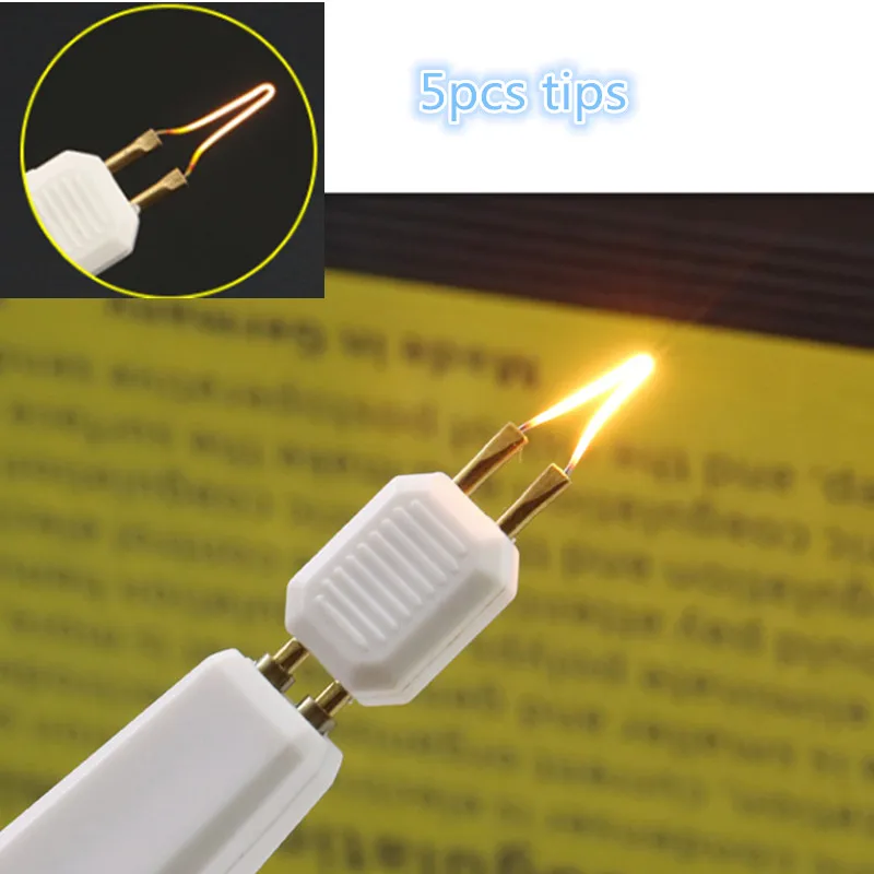 

5pcs heads Desktop electrocoagulation hemostatic double eyelid electric heating device Eyelid Tools