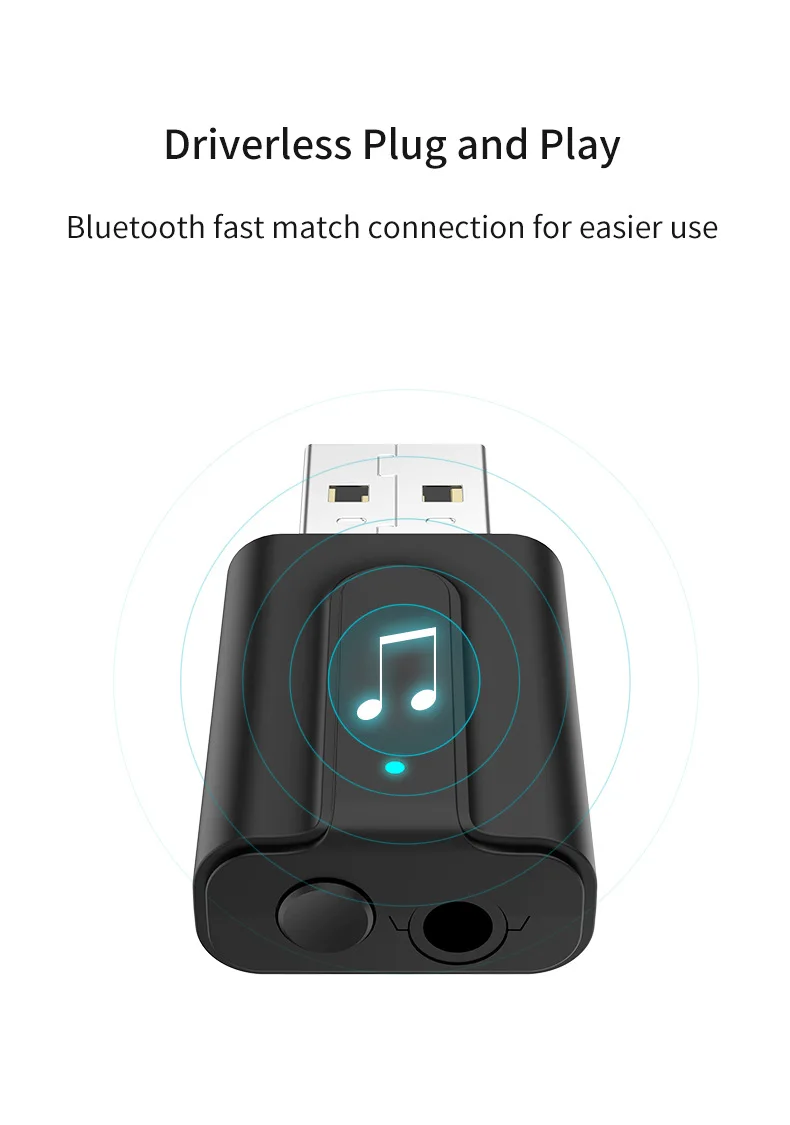 2 в 1 USB беспроводной Bluetooth 5,0 адаптер приемник передатчик аудио стерео музыкальный адаптер для ТВ наушников динамик автомобиля Z2