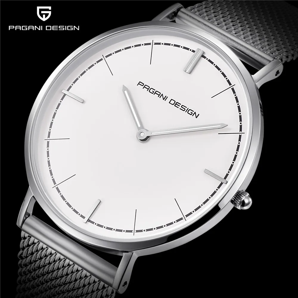 

Pagani Design Stainless Steel Lovers Watches Men Women Simple Quartz Couple Watch Luxury Brand Waterproof Clock dropshipping