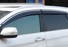 4PCS Exterior Side Window Vent Shades Deflector Guard Mouldings For Honda CR-V 2012-2016