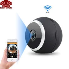 Панорамная 3D HD Wi Fi камера ночного видения 360 градусный Full View