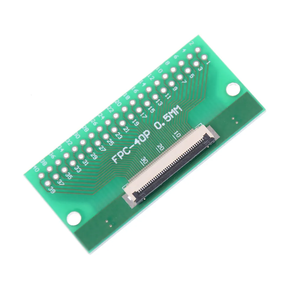 1Pcs 40Pin 0.5mm FFC FPC to 40P DIP 2.54mm PCB Converter Board Adapter DSUK
