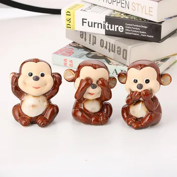 

Piggy Bank Ceramic Cute fun Money box Coin coin Sum boxes Monkey artwork model Gift present coin container bank Excellent