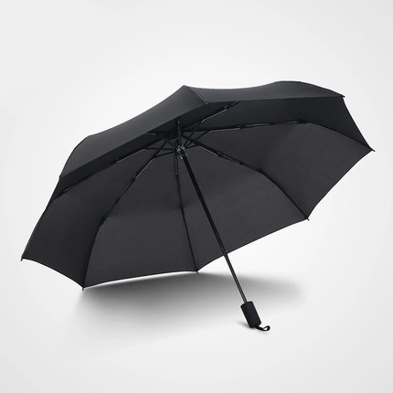 

Fashion Black Coating Sun Umbrella Rain Women Sunny and Rainy Parasols Cartoon 3 Fold Windproof Anti UV Men Umbrella