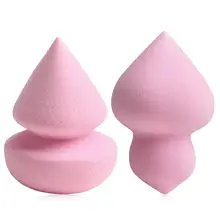2 шт. Косметическая пышная Влажная и сухая Гидрофильная не-латексная губка инструмент для красоты для женщин