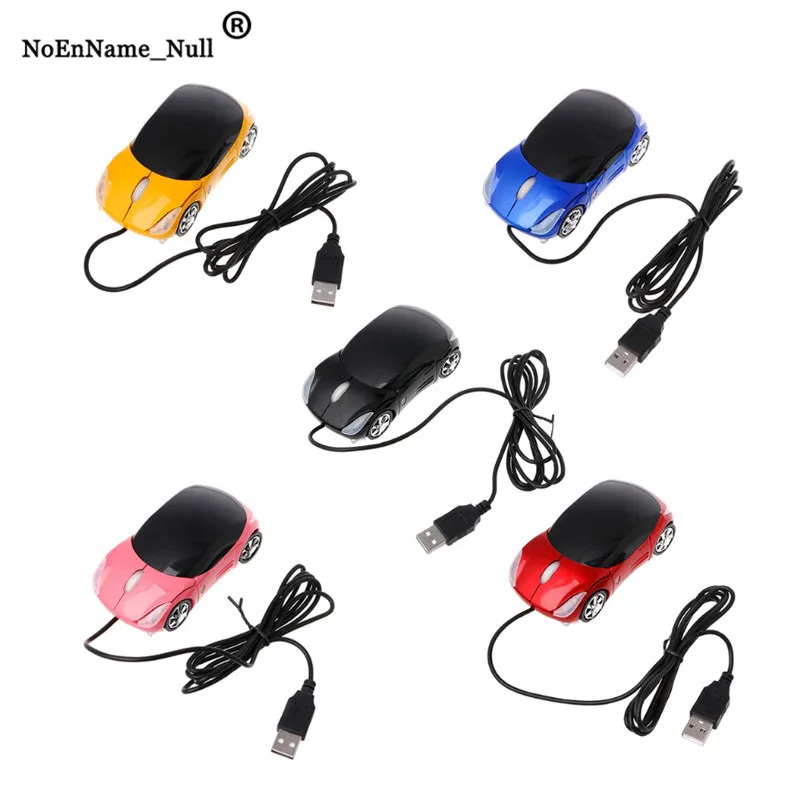 

Protable mini Wired mouse 1000DPI Mini Car shape USB optical wired innovative 2 headlights mouse for PC Laptop Computer