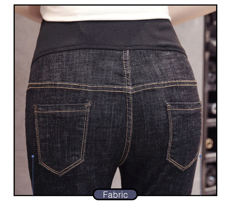 Низкая талия Y ноги Открытый 9/10 длина рваные с дырками джинсовые джинсы для беременных летние брюки карандаш живота одежда для беременных женщин