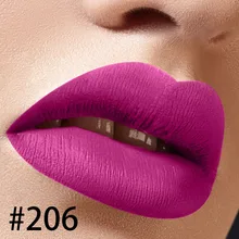 Color 206 private label matte liquid lipstick lip gloss factory wholesale cosmetics makeup private custom logo private vegas