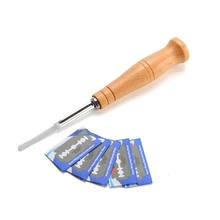 1 шт. полезный Миксер для муки с деревянной ручкой миксер для теста с 5 лезвиями входит выпечка и кондитерские изделия инструменты