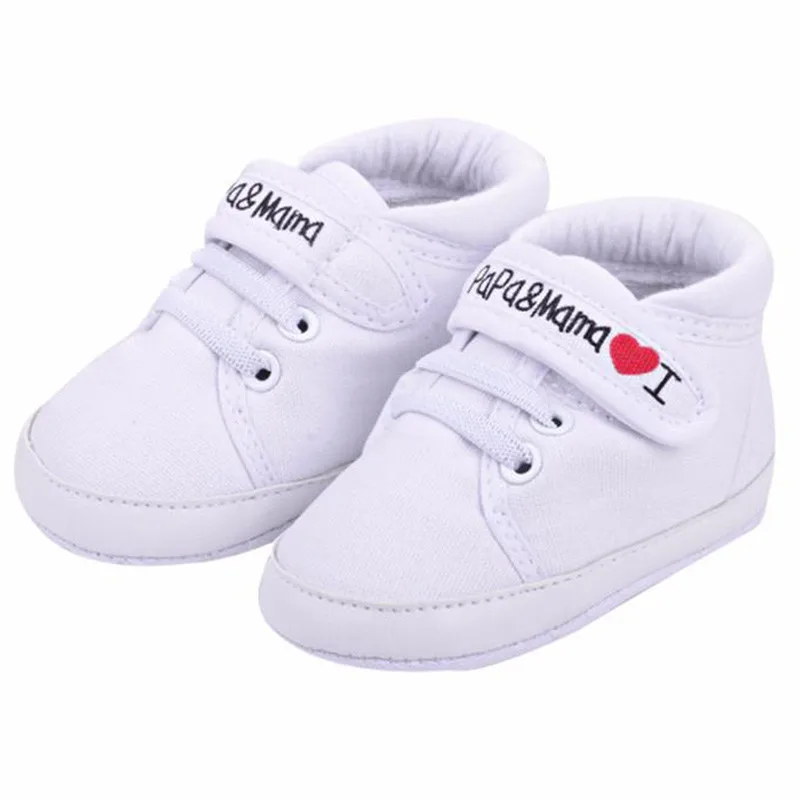 Newborn Baby Shoes Unisex First Walkers 0-18M Toddler Newborn Shoes Baby Infant Kids Boy Girl Soft Sole Canvas Sneaker