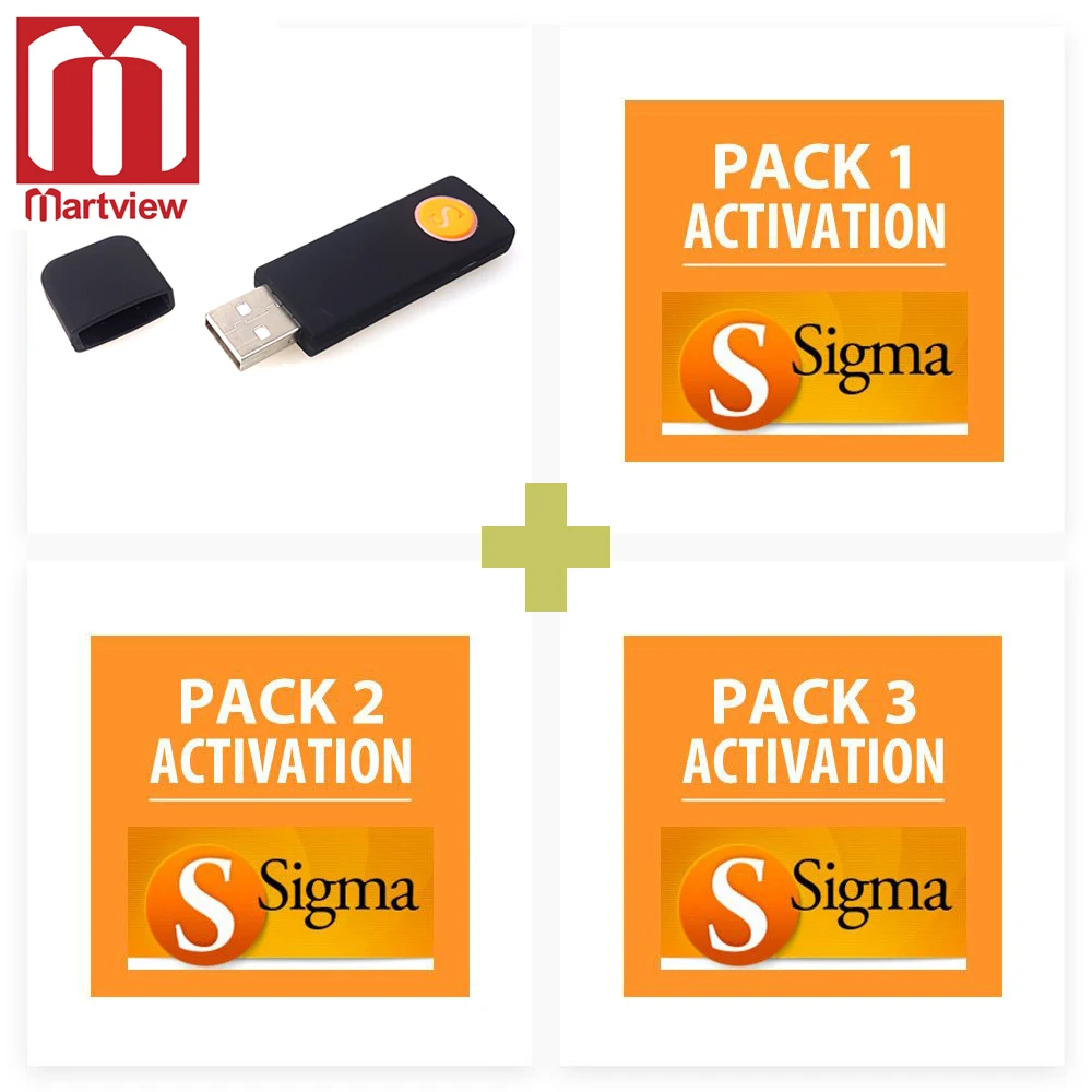 Martview ключ SigmaKey+ Sigma Pack 1, 2, 3 действия