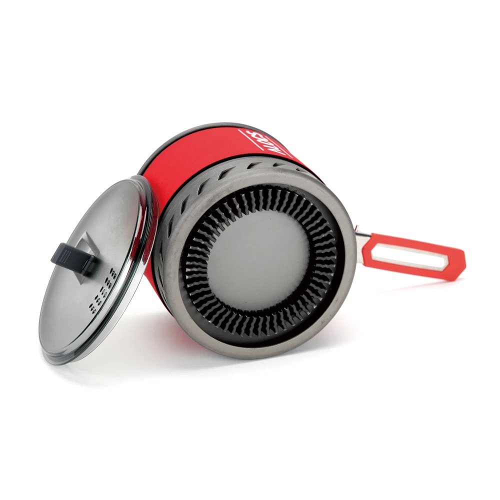 1.4L cocinar al aire libre Pot Set de cocina portátil senderismo Camping Picnic mochila montañismo utensilios de cocina olla