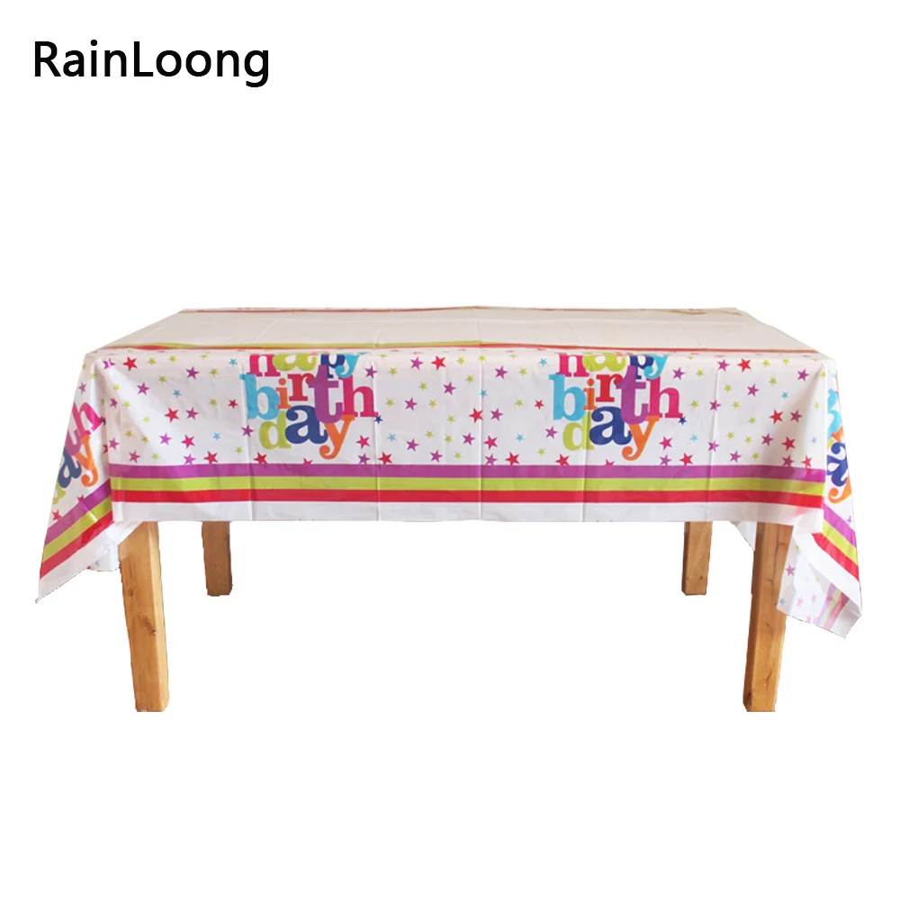 Disposable Plastic Table Clothes Table Cover Tablecloth Waterproof
