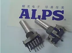 2 шт./лот ALPS SRBV поворотный переключатель диапазонов, 2 киоска, длина вала 20 мм круглый вал