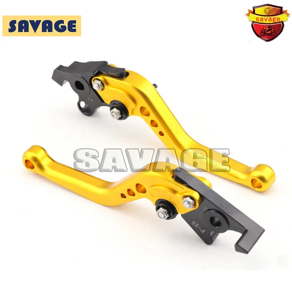 

For DUCATI MONSTER 821 HYPERMOTARD 821 Motorcycle Accessories CNC Billet Aluminum Short Brake Clutch Levers Golden