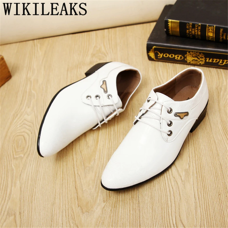 

patent leather wedding dress shoes men erkek ayakkabi oxford shoes for men designer version luxury brand formal shoes brogues