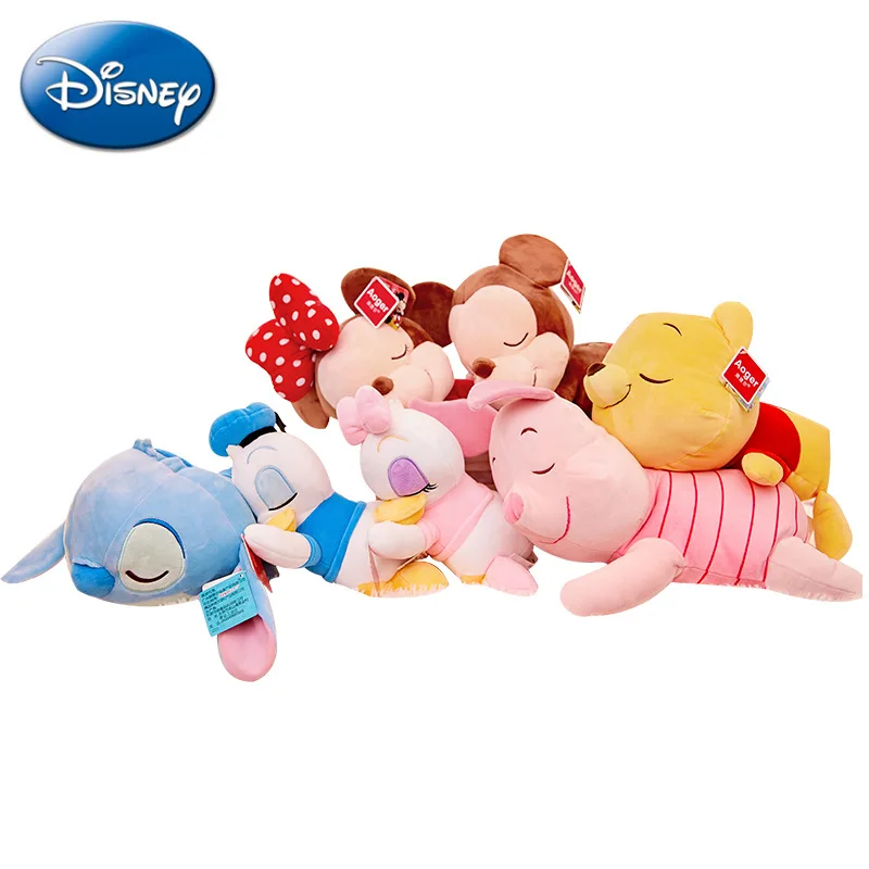 

peluches Plush toy stitch disney Dream Perfume Series Plush Doll Mickey Minnie Knitted Bear Soft and Comfortable Doll