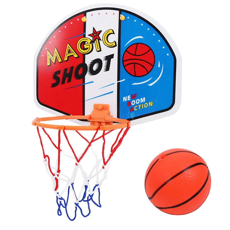 

5 style Children Kids Game Indoor Adjustable Hanging Basketball Netball Hoop Basketball Box Mini Basketball Board For Game New