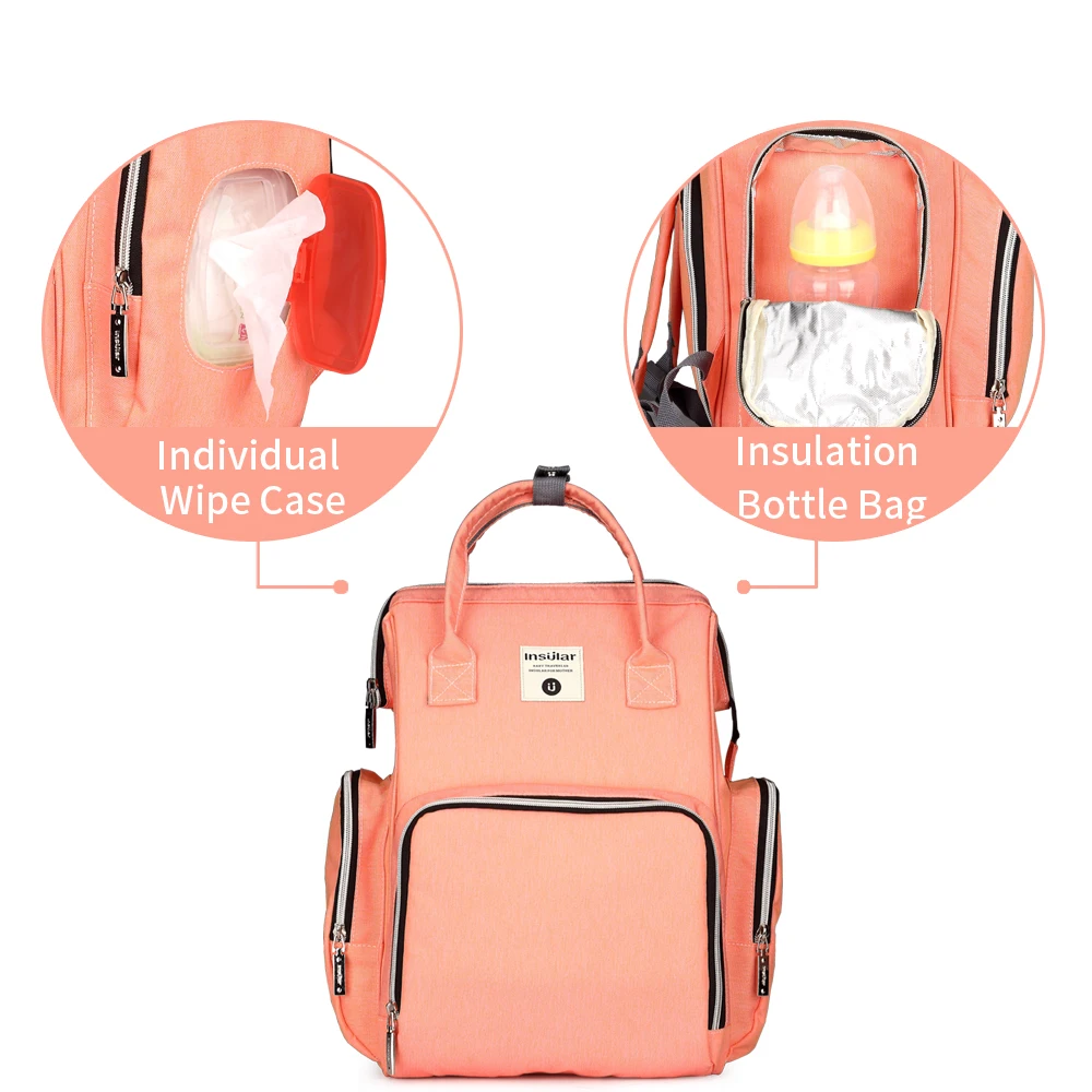 Водонепроницаемый Детские коляски мешок Мама подгузник сумка для пеленания рюкзак сумка для мамы