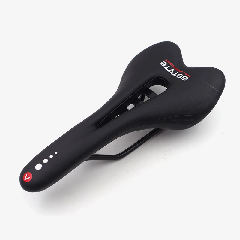 Beste Astvte Skyline VT Fietszadel MTB Road Zadel soft zwart wit lederen Bike Front Zitkussen Fietsen Fiets Accessoires