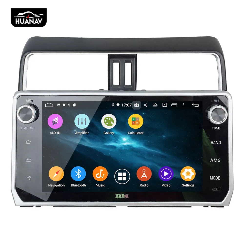Cheap DSP Android 9.0 Car GPS Navigation Car DVD player for TOYOTA Land Cruiser Prado 150 2018+auto stereo multimedia player head unit 5