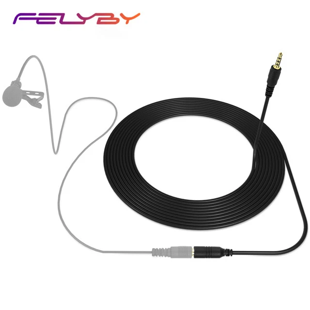 FELYBY 2 м удлинитель используется для наушники и петличный микрофоны FELYBY 2 м удлинитель используется для наушники и петличный микрофоны