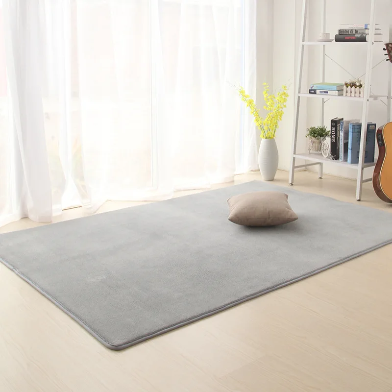 Zeegle коврик для гостиной большой размер ковер современные коврики Нескользящие спальня рядом с ковриками кухня коврики для ванной коврик - Цвет: gray