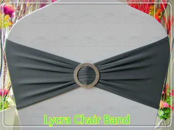 

1/2----With Round Buckle---- Spandex/Lycra Band/Expan Chair Bands/Chair cover sash For Wedding Party Banquet Decorations