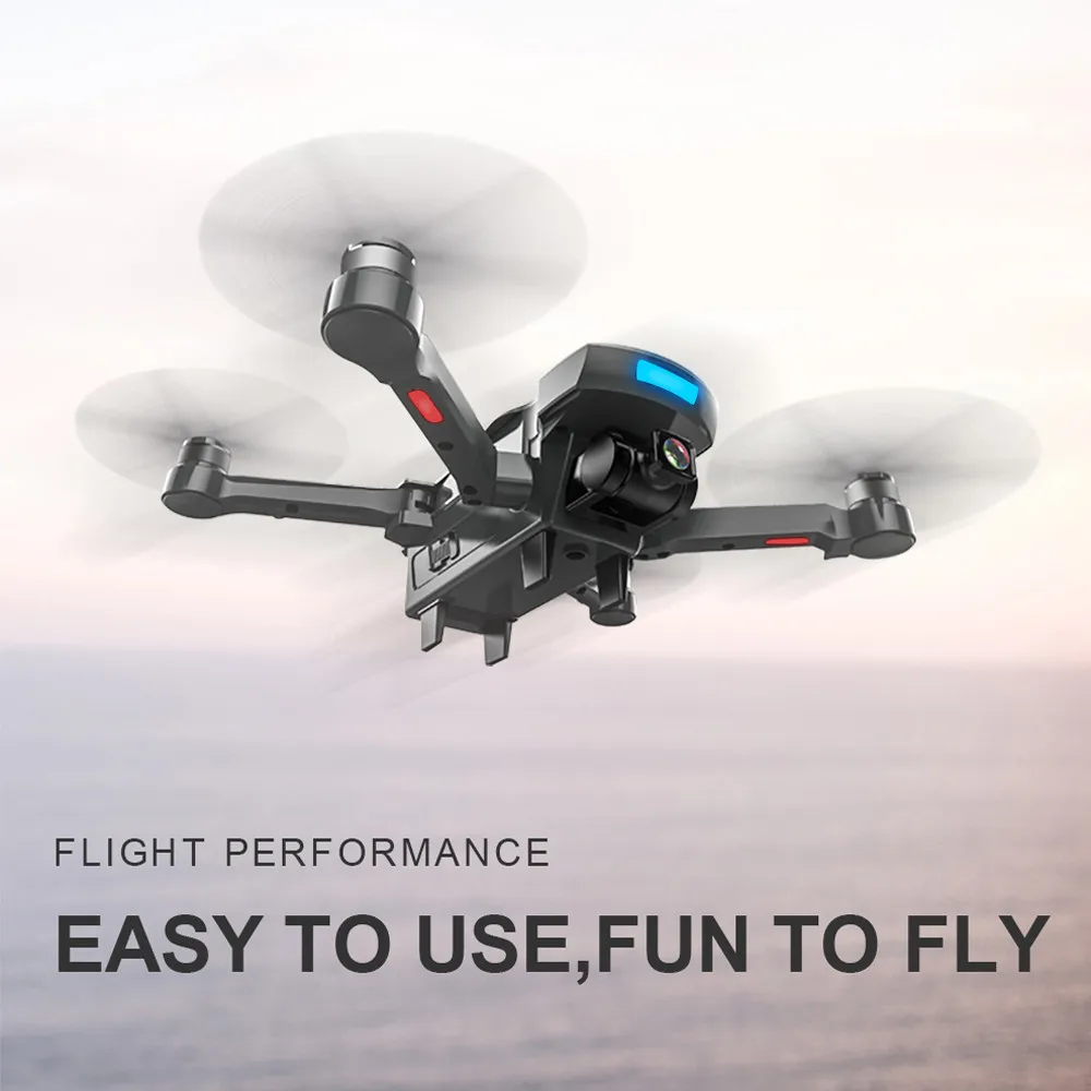 WIFI FPV Auto Follow GPS RC Racing Drone 1000M 20Mins Brushless Motor 1080P HD Camera WIFI FPV RC Quadcopter VS X8PRO B5W