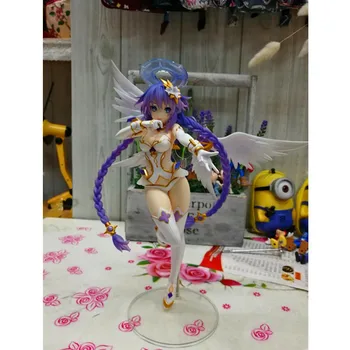 

Anime Hyperdimension Neptunia figures Purple Heart Neptune PVC Action Figures collection Model Toys Doll 25cm