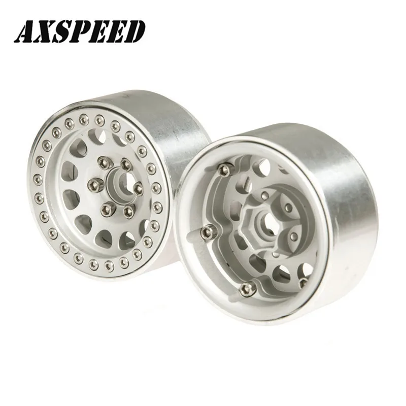 AXSPEED сплав 4 шт. Beadlock Колесные диски 1 9 дюймов для 1/10 RC автомобилей Traxxas TRX4 D90 Axial SCX10