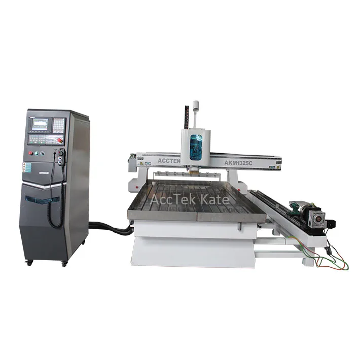 Jinan AccTek 1325 cnc router linear atc for wood stairs |