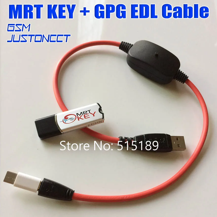 MRT DONGLE + edl cable - GSMJUSTONCCT -A9