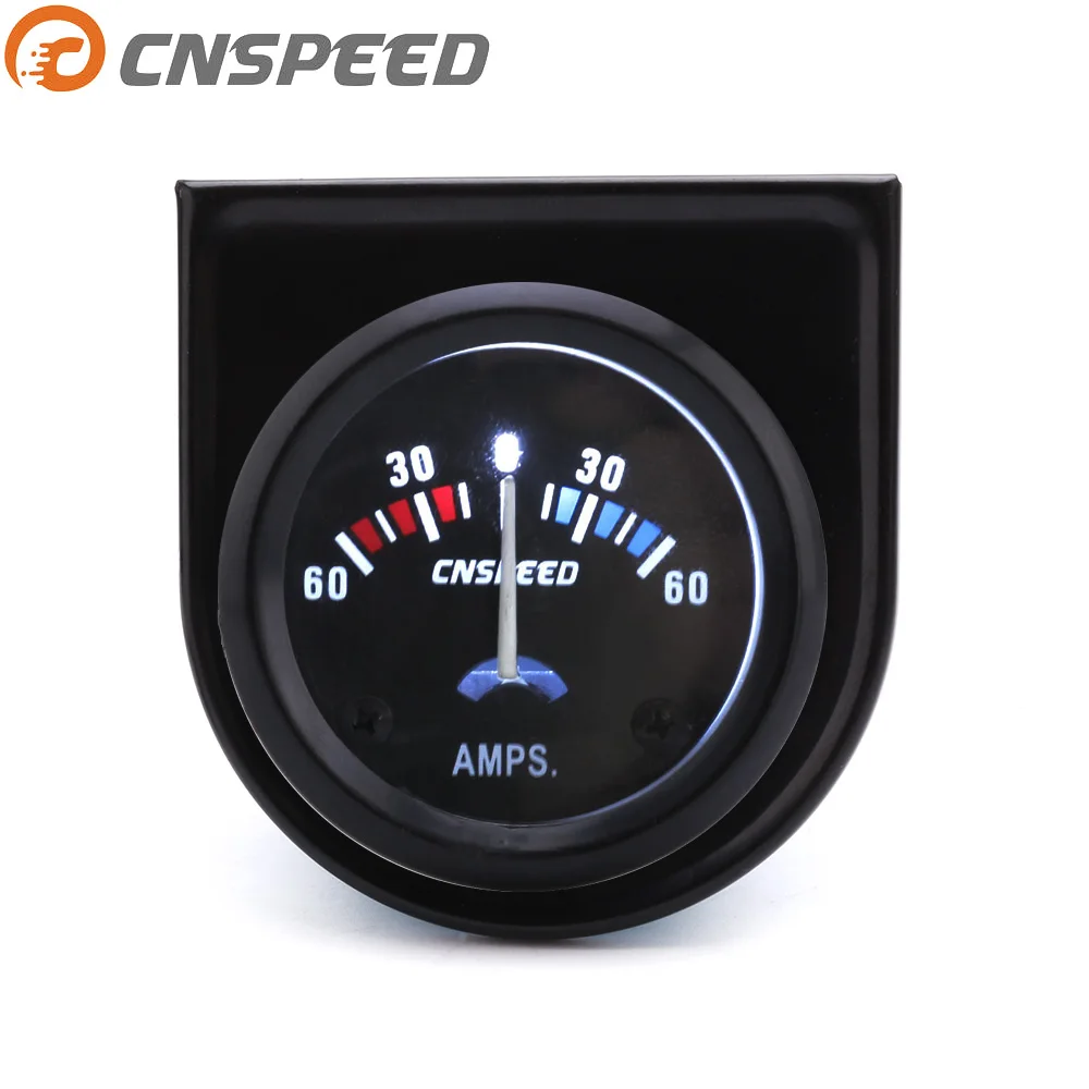 Buy Free shipping CNSPEED AMP meter gauge 2" 52mm 60 0