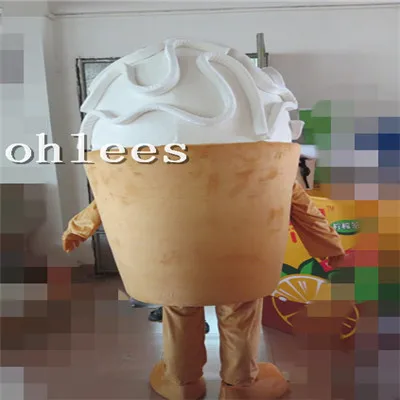 Cosplay&ware Ohlees Kfc Mcdonald’s Ice-cream Cone Mascot Costume Halloween Christmas Party Costumes Adult Cartoon Animal Customize -Cosplayware Store