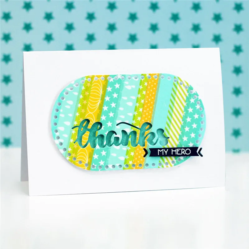 

YaMinSanNiO Letters Thanks Metal Cutting Dies Stencils Dies Scrapbooking for Card DIY Embossing Cuts New Craft Dies Cutter