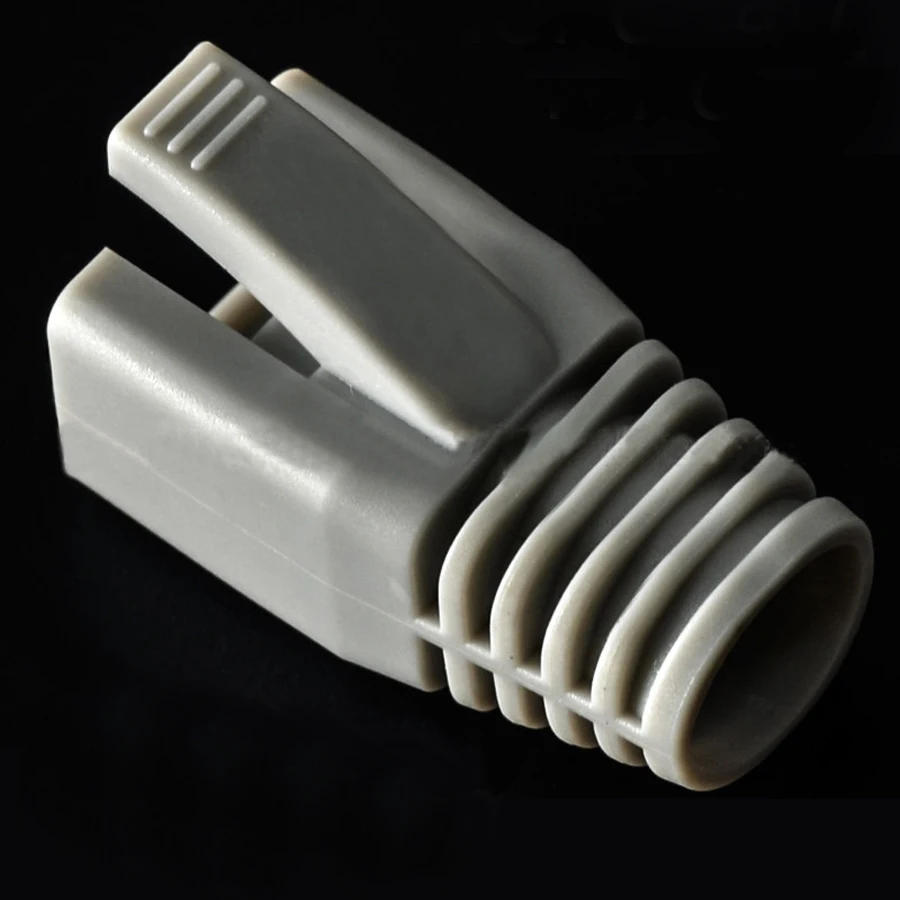 xintylink rj45 cap cat6a cat7 network connectors sheath protective sleeve protecting bush a pack of 10pcs 50pcs 100pcs